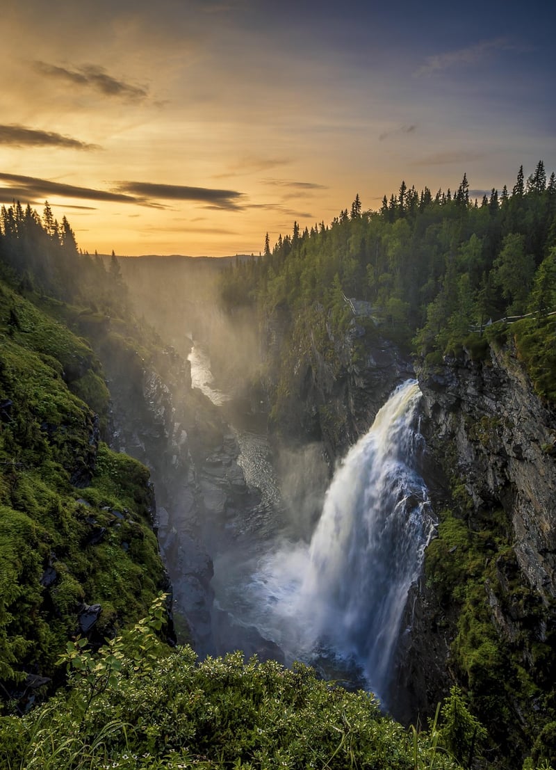 Sparkling Waterfall Grotto